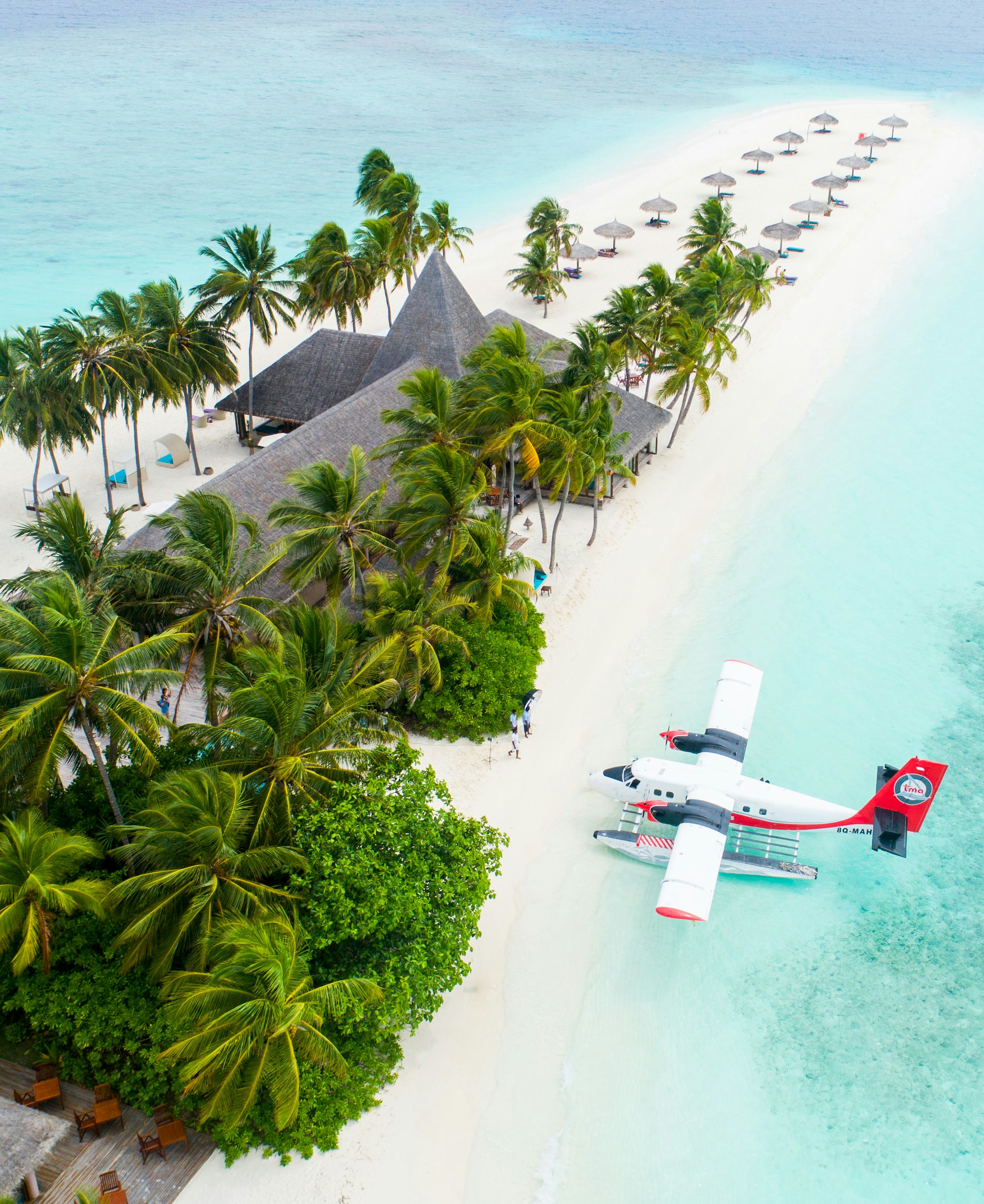 Private jet route from Mumbai to Maldives